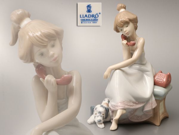 フィギュリン LLADRO 大事な電話｜トレファクONLINE (リヤドロ) 0