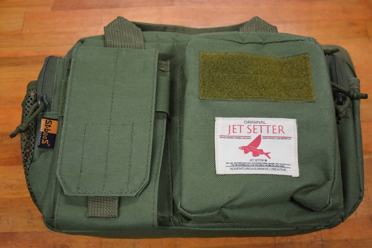  程度良好 ジェットセッター ミリタリーショルダーバッグ JET SETTER(アクセサリー)｜売買されたオークション情報、yahooの商品情報をアーカイブ公開 - オークファン アクセサリー