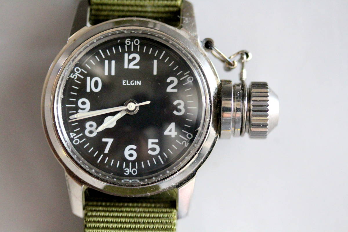 USN ELGIN エルジン 即決美品 アメリカ海軍 UDT 復刻 WW2 BUSHIPS OH済美品