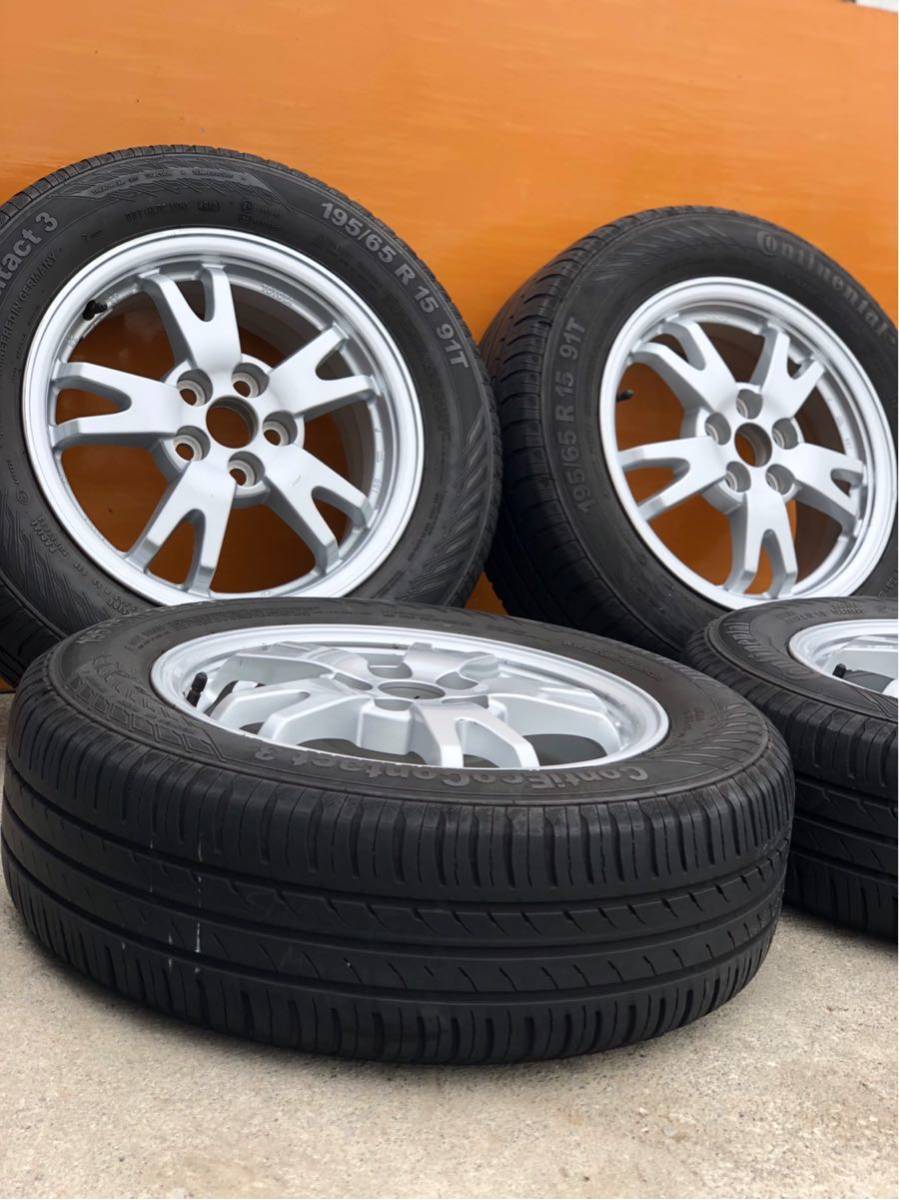 バリ山&手洗い洗浄済み】195/65R15インチ◇トヨタ 純正 プリウス ZVW30