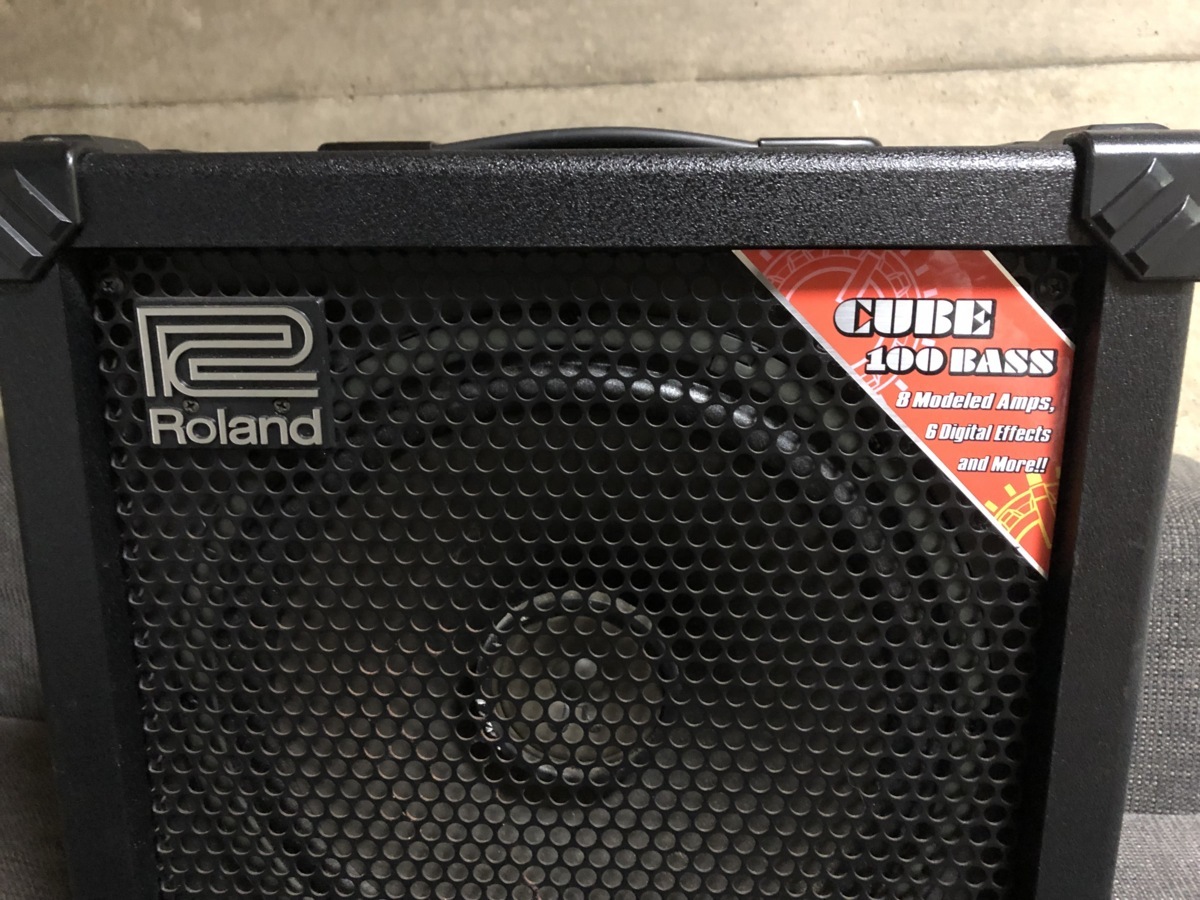 音だし確認Ok】Roland ローランド CB-100 アンプ CUBE-100 BASS ベース