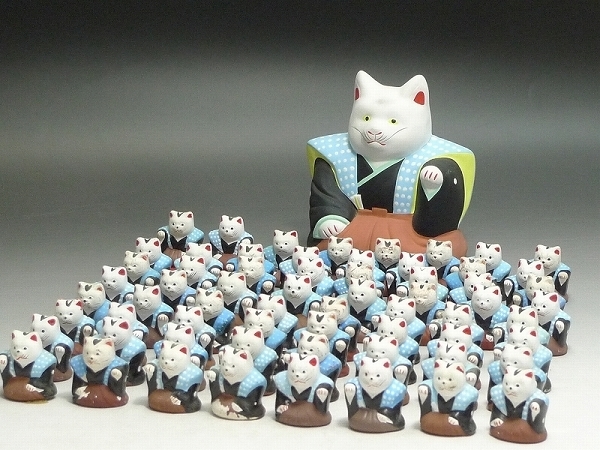 美術品・アンティーク・コレクション 郷土玩具 縁起物 招き猫 土人形