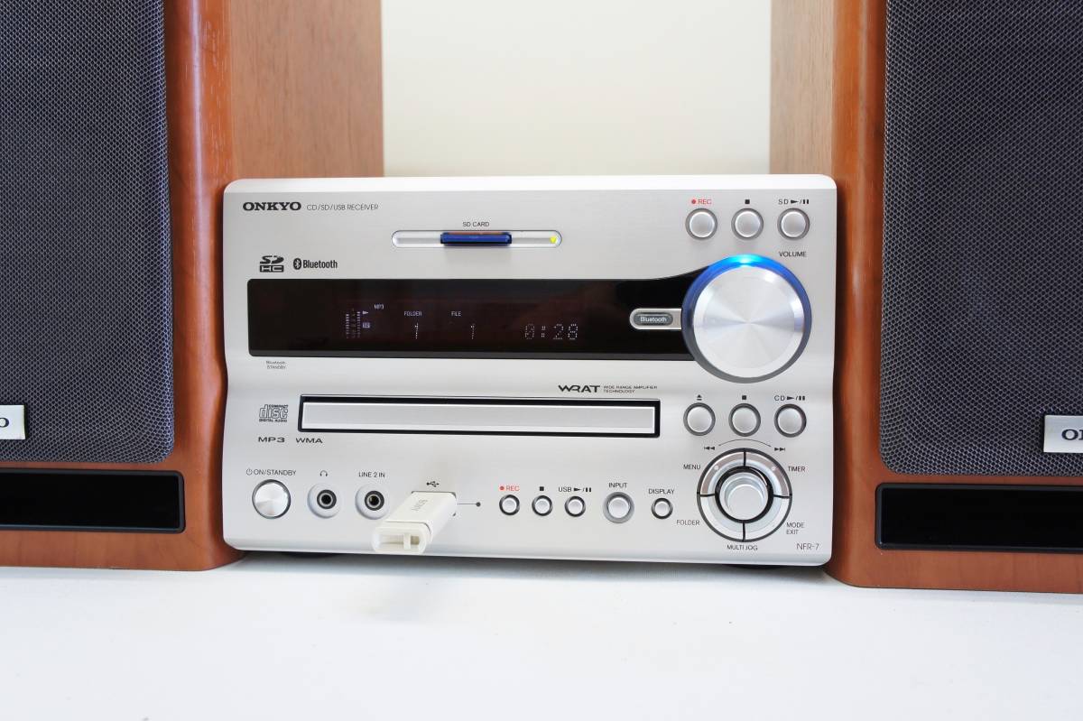 ONKYO Bluetooth搭載 公式通販 CD⁄SD⁄USBレシーバーNFR-7TX Bluetooth 