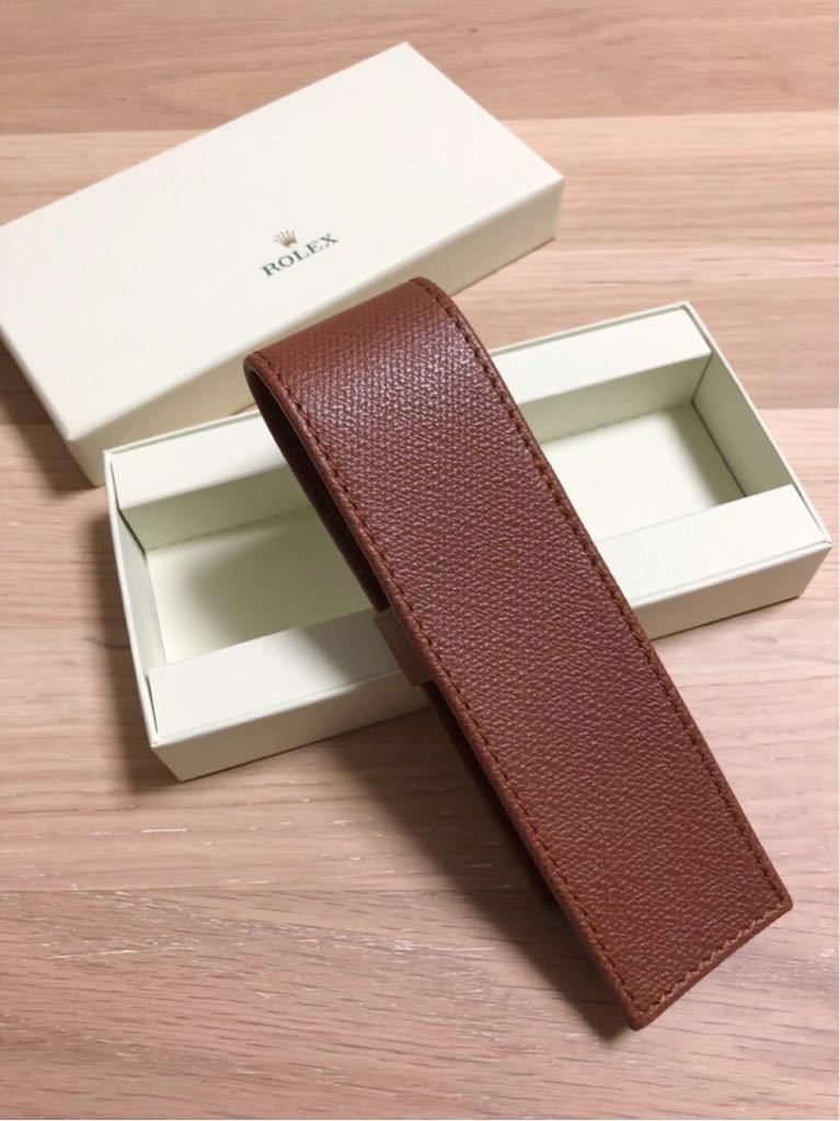 【新品未使用】ROLEX レザーペンケース 革製 ロレックス ノベルティ【送料無料】