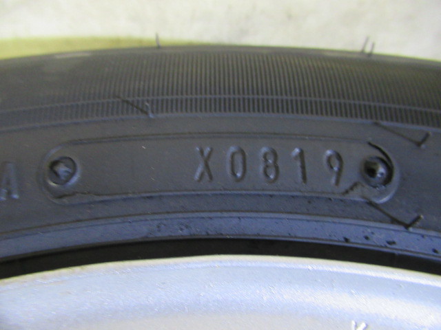 2019年製 新品タイヤ DUNLOP ENASAVE VAN01 ラジアル 145R12 6PRLT スズキ純正ホイール 4本セット