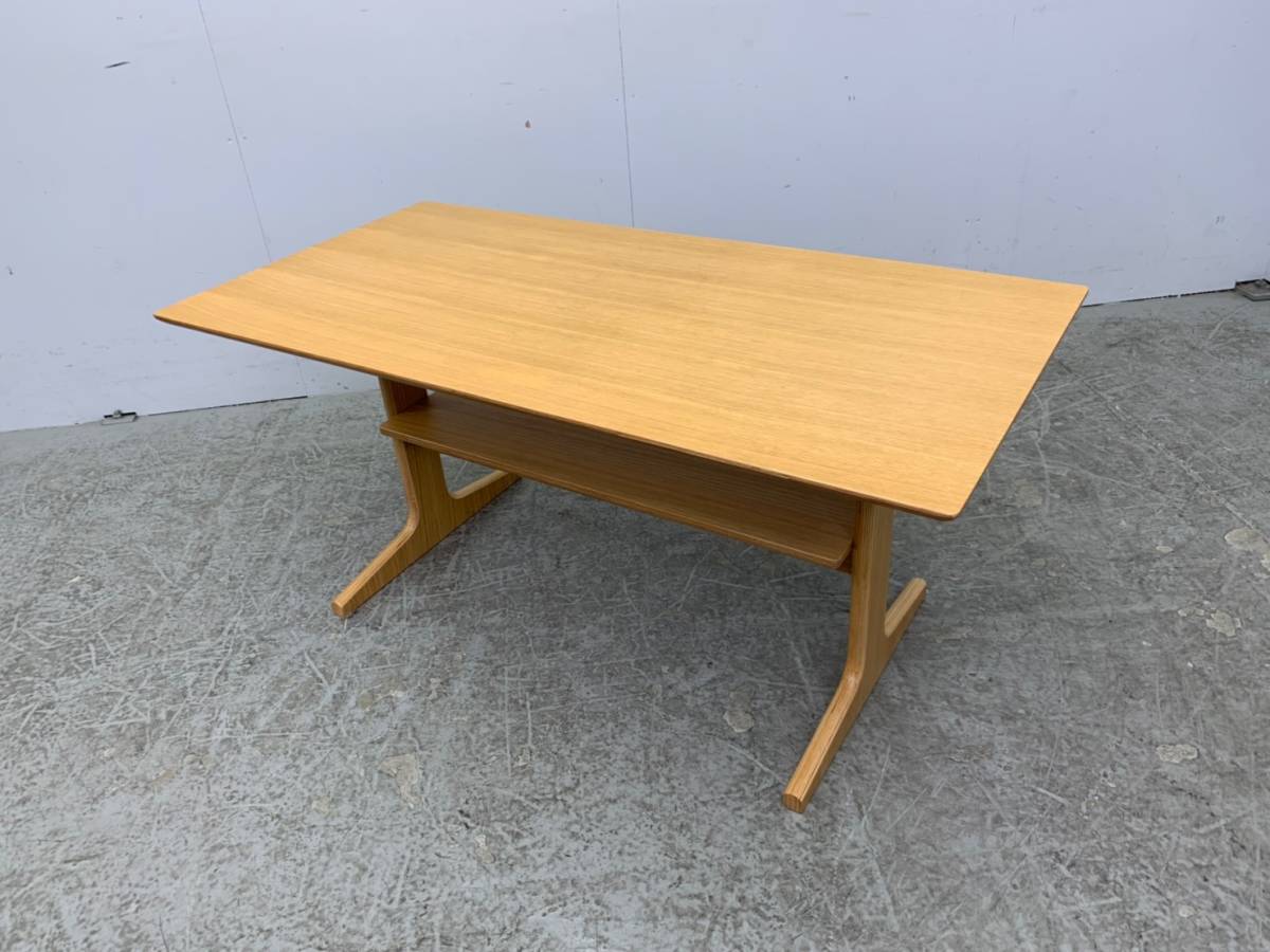 T768 展 無印良品 リビング もダイニング もつかえるテーブル オーク材(ダイニングテーブル)｜売買されたオークション情報、yahooの ...