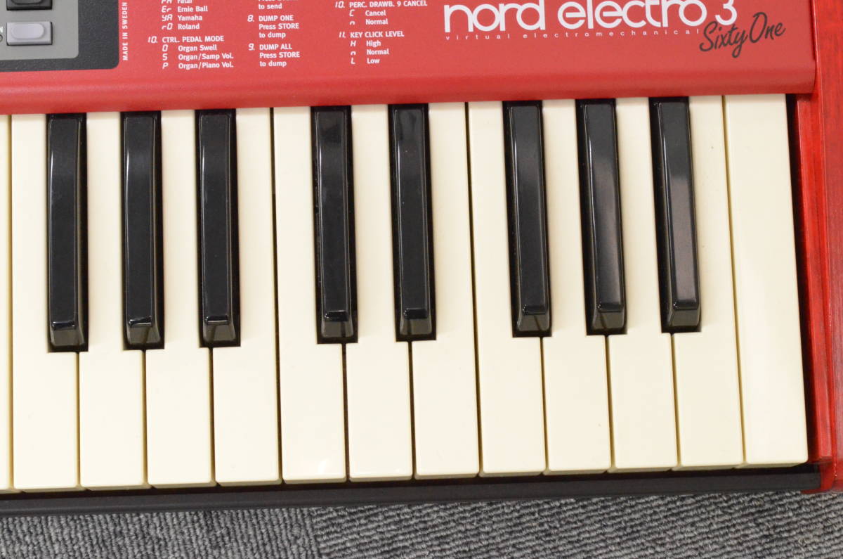 Nord ノード Electro 3 HP シンセサイザー ソフトケース付属 【送料 
