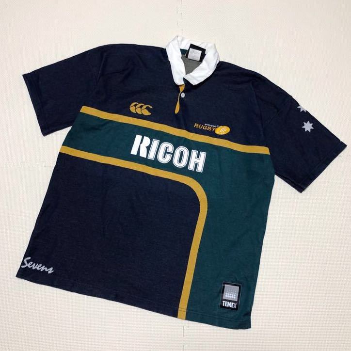 CANTERBURY ポロシャツ XL 青とネイビーのパンツセット Sports Wear