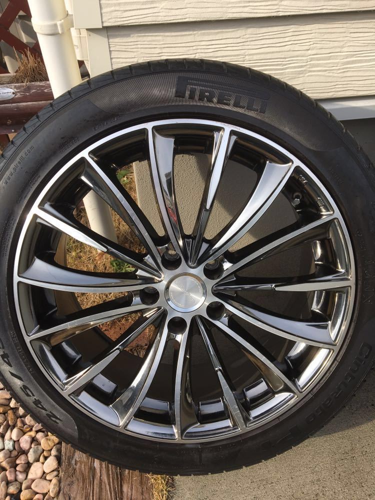 245⁄45R19 19インチ WEDS F-ZERO FZ-2 8J 8.00-19 PIRELLI パワジー 株式