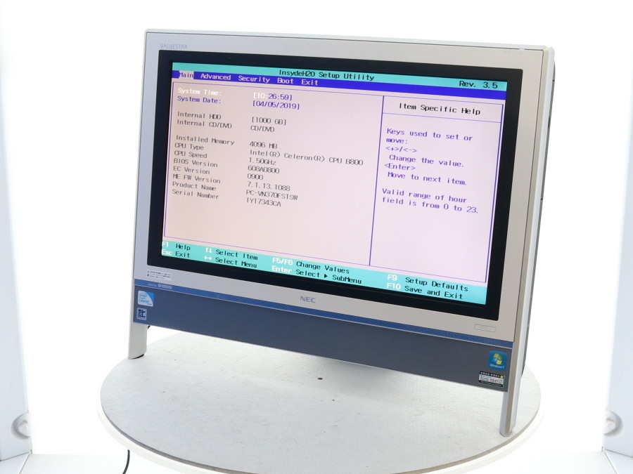 VALUESTAR NEC N : PC-VN370CS6B Computers S - VN470⁄All-in-one