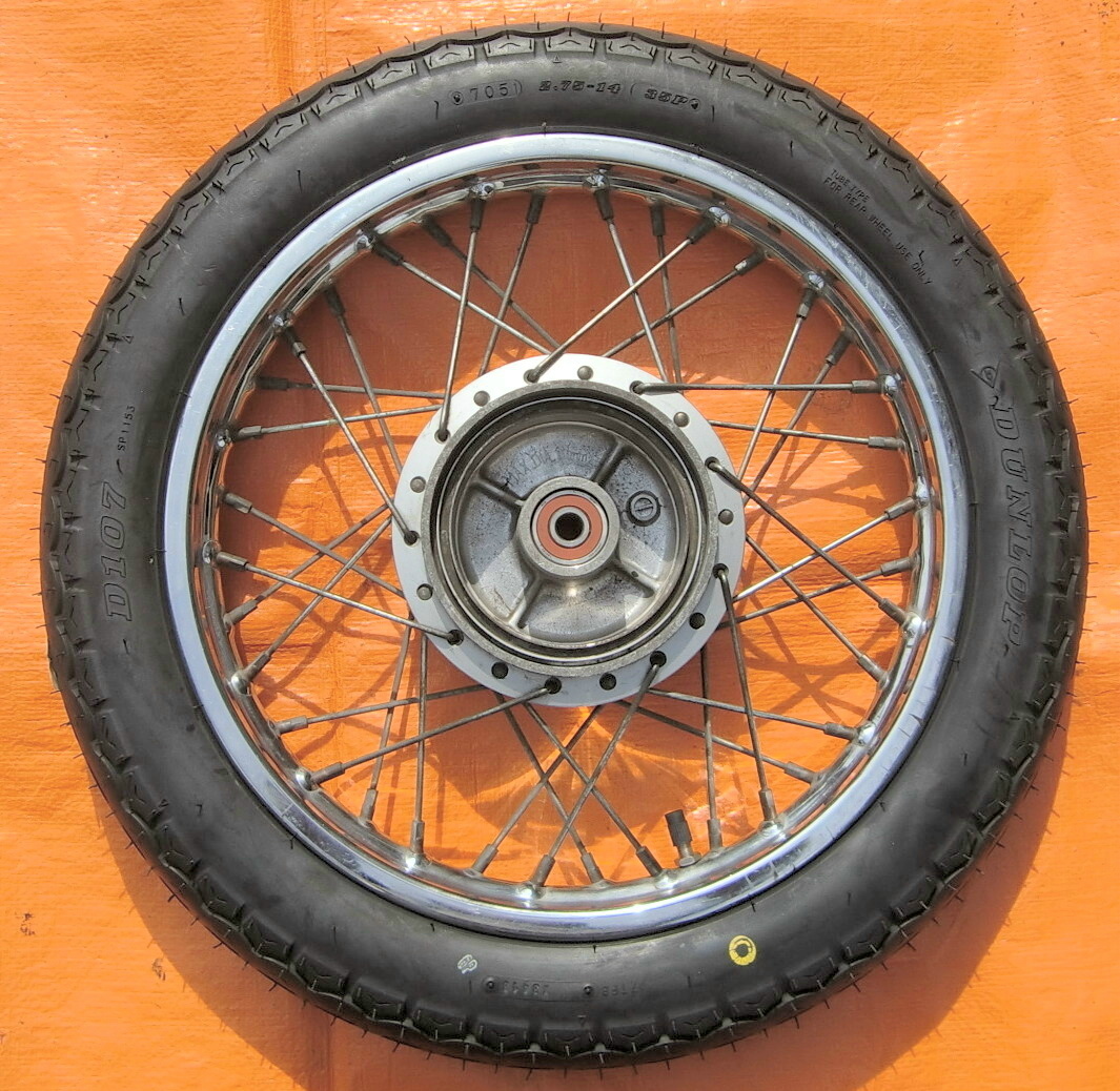 新品タイヤ付】スーパーカブ110プロ(JA07) 前・後ホイール+ブレーキ