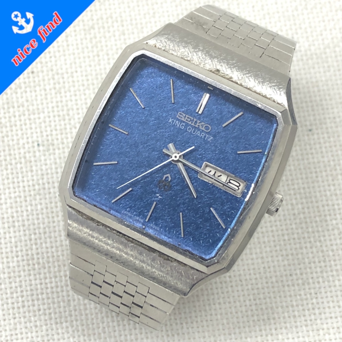 【不動】SEIKO KING QUARTZ デイデイト 腕時計 純正ブレス 不動】SEIKO KING QUARTZ デイデイト 腕時計 純正ブレス SEIKO 【公式