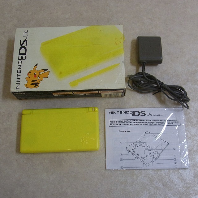 海外版 NDS DSLite USG-001 ピカチュウエディション Nintendo 箱説付【10
