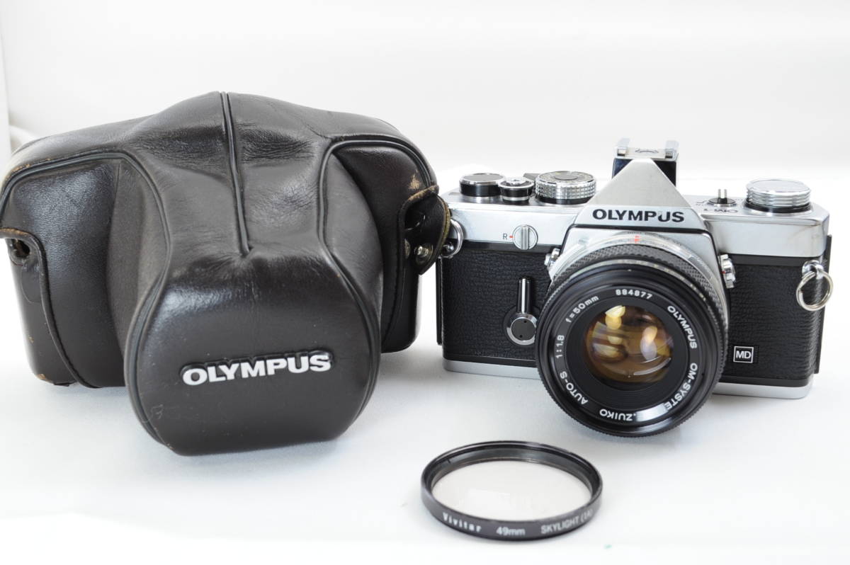 【ecoま】オリンパス OLYMPUS OM-1(MD) 50mm F1.8レンズ付 動作品 フィルムカメラ_1
