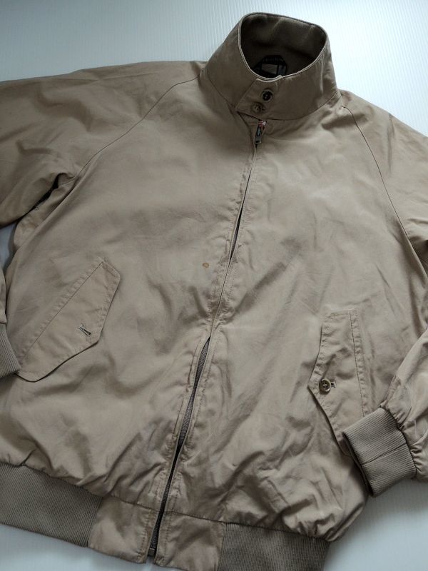 80s 英国製 BARACUTA バラクータ G9 ハリントンジャケット 36 ベージュ
