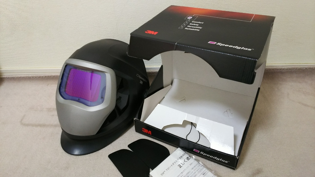 美品】溶接遮光面 3M スピードグラス 9100xx 上位モデル