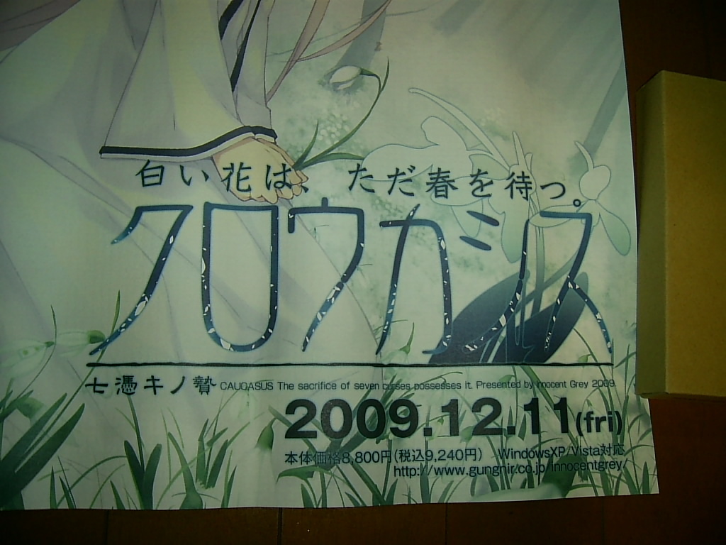 クロウカシス ☆クロウカシス 七憑キノ贄宣伝ポスター 杉菜水姫