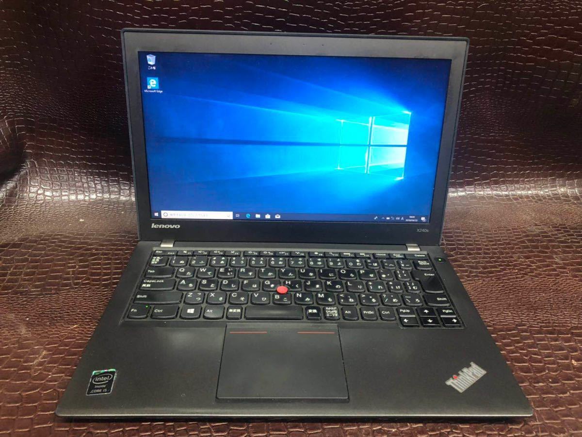 1833☆Windows10 office2016搭載☆Lenovo ThinkPad X240s i5 4210U メモリ4GB HDD500GB アダプタなし
