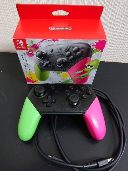 赤字超特価，100%新品 任天堂 SWITCH スイッチ 専用 Proコントローラー スプラトゥーン2エディション 品(ニンテンドースイッチアクセサリー)｜売買されたオークション情報、yahooの商品情報をアーカイブ公開 - オー ニンテンドースイッチアクセサリー