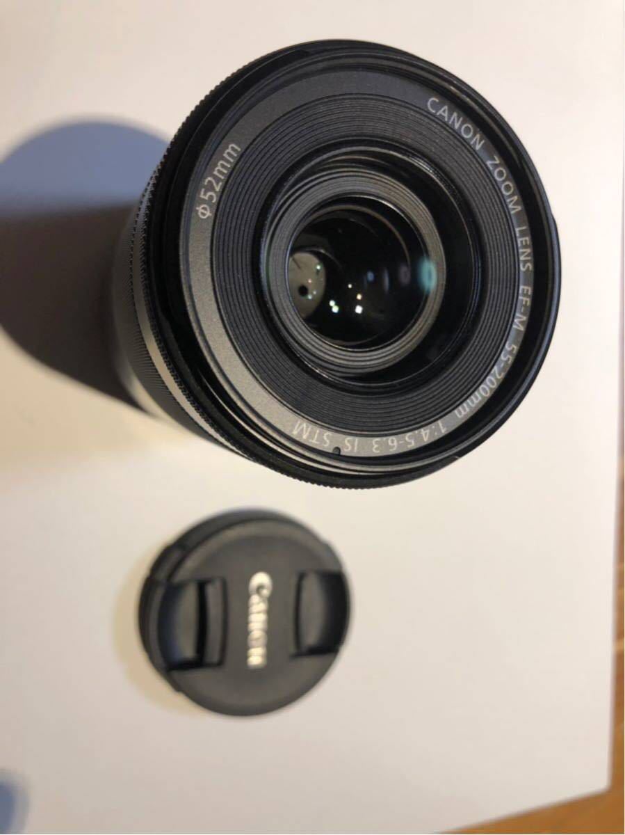 １円スタート！Canon 望遠ズームレンズ EF-M 55-200mm F4.5-6.3 IS STM ミラーレス専用_1