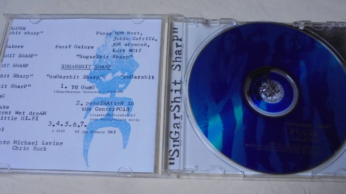 【US盤CD】Pussy Galore - Sugarshit Sharp■プッシー・ガロア/Matador Records/Jon Spencer Blues Explosion/Royal Trax/Junk rock_3