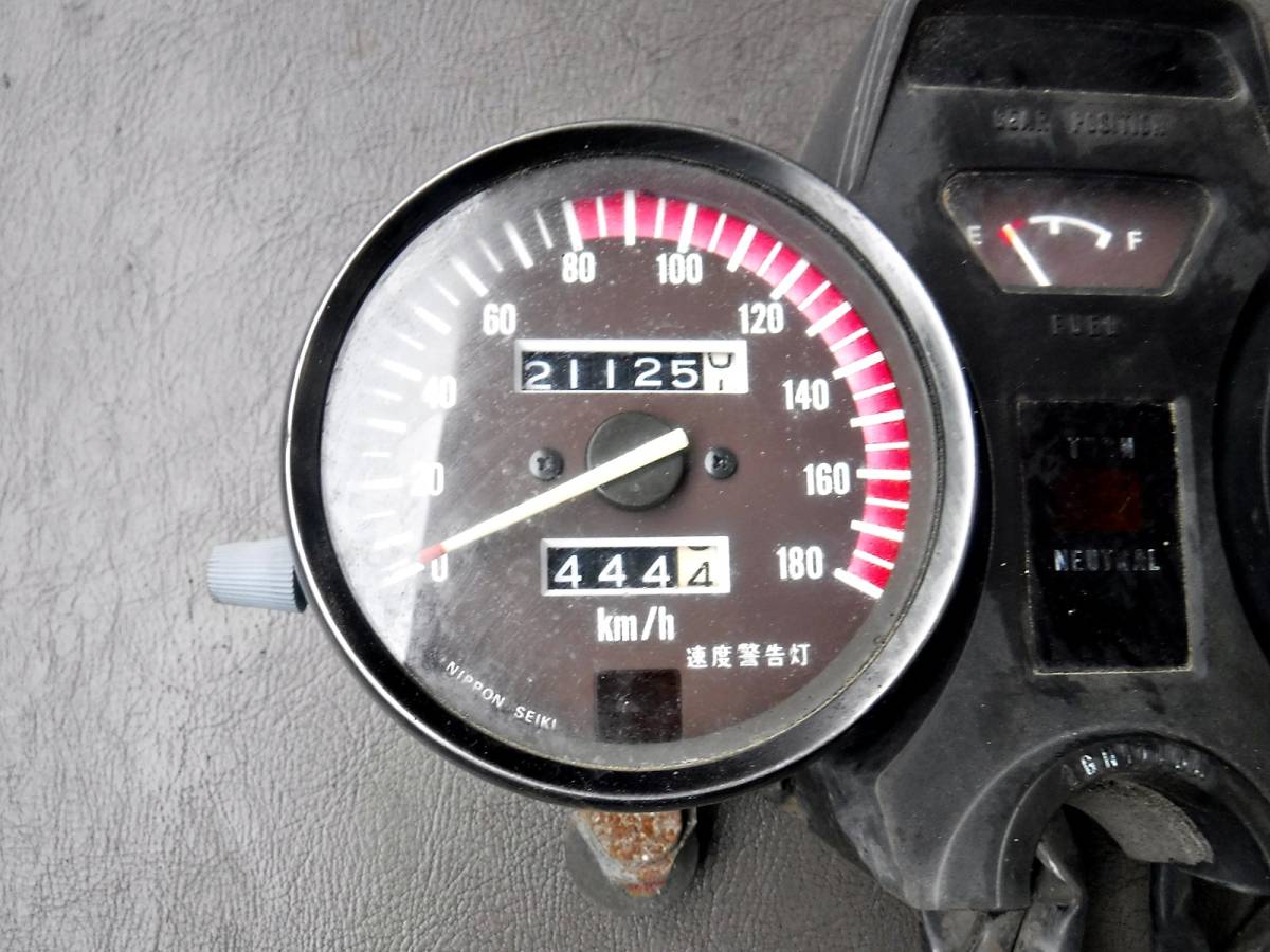 GSX400F 純正 メーター スピードメーター タコメーター 当時物 SUZUKI