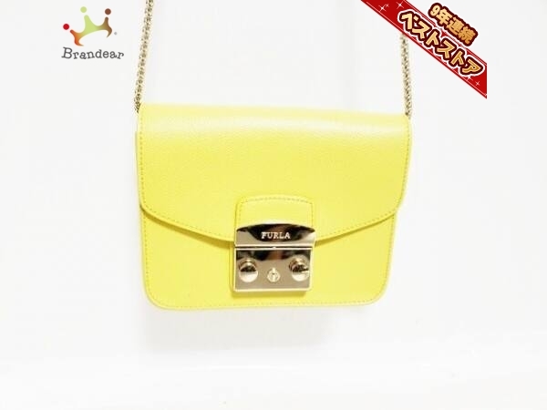 フルラ FURLA ショルダーバッグ メトロポリス レザー×金属素材 