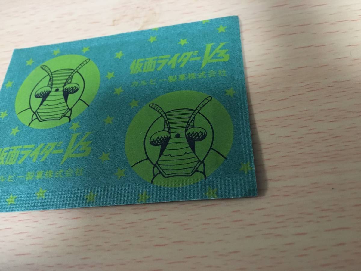 【当時物】未開封 カルビー 仮面ライダーV3カード_4