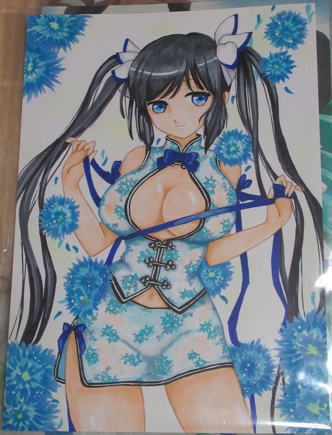 同人 手描き イラスト ダンまち ヘスティア チャイナ風 ａ４サイズ 用紙 手描きイラスト 売買されたオークション情報 Yahooの商品情報をアーカイブ公開 オークファン Aucfan Com