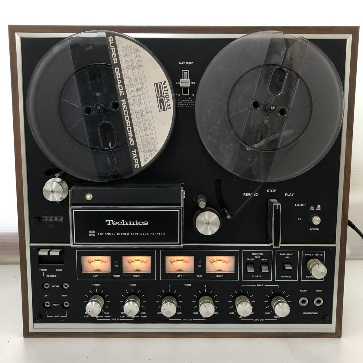 Technics テクニクス オープンリールデッキ RS-744U(一般)｜売買されたオークション情報、yahooの商品情報をアーカイブ公開 ...