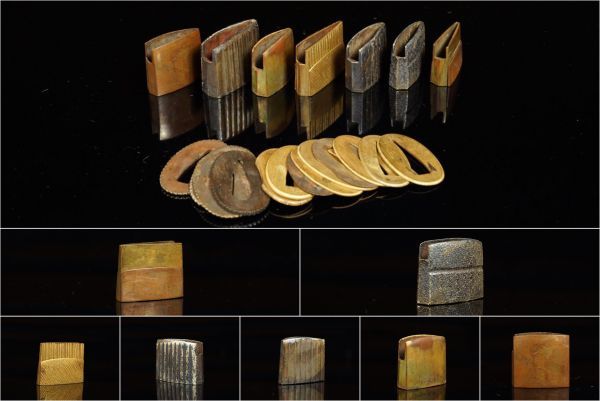 【人気SALE】 S-445 ハバキ／切羽／金具20点セット／小柄／刀装具／刀剣／武具／金工／骨董品／江戸時代／鍔／鐔／目貫／笄／兜鎧／甲冑／武士／(鍔、刀装具)｜売買されたオークション情報、yahooの商品 鍔、刀装具