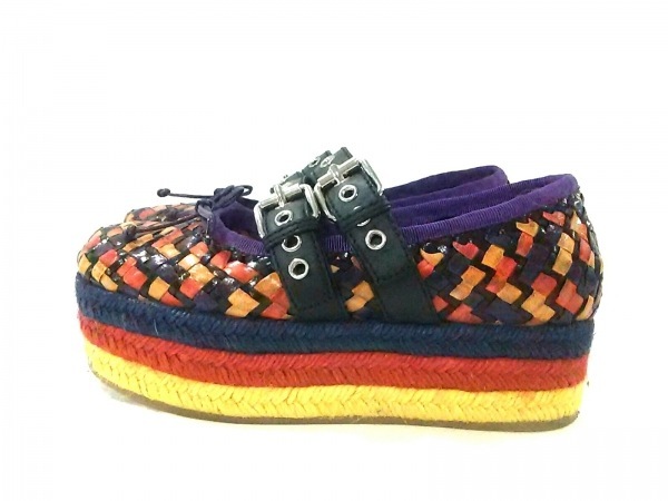 ミュウミュウ miumiu ビジュー MIU MiuMiu(ミュウミュウ) レザー Miu