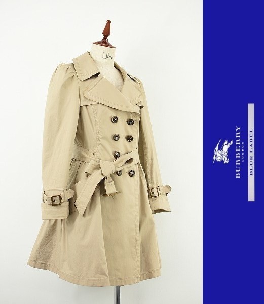BURBERRY ブルーレーベル トレンチコート ベージュ バーバリーブルーレーベル トレンチコート ベージュ