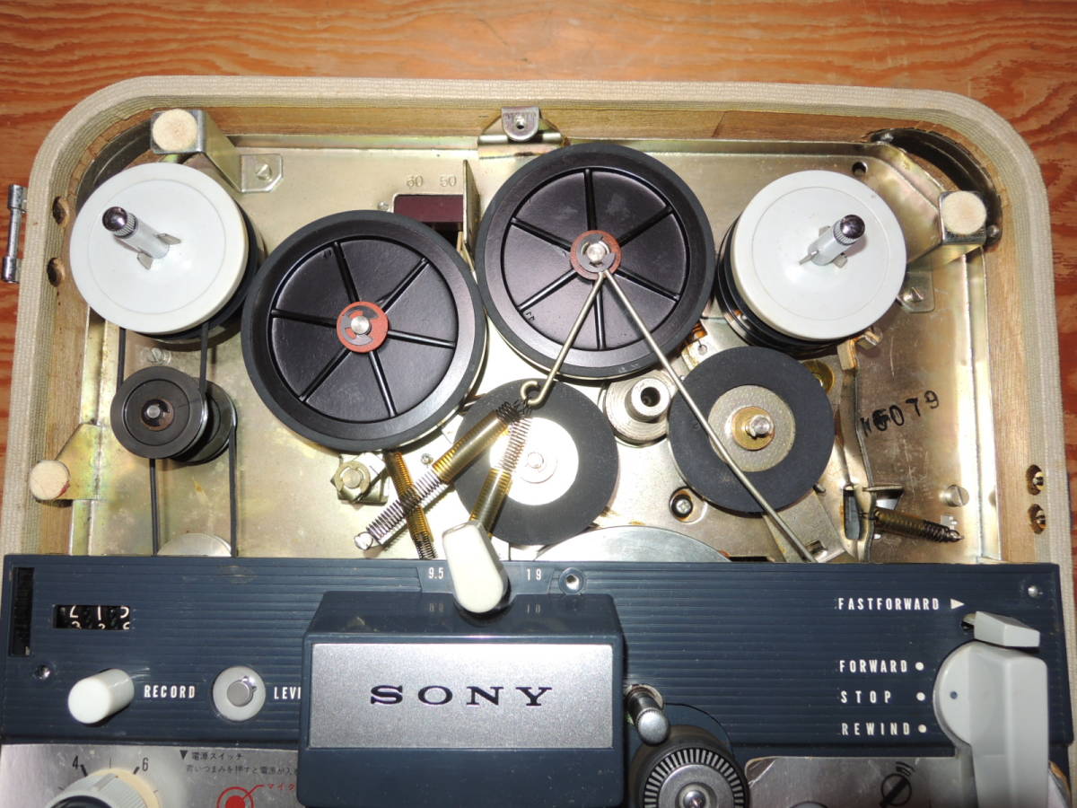SONYオープンリールレコーダー　（昭和レトロ）　インテリア ソニー 真空管式 オープンリール テープレコーダー SONY Tapecorder TC
