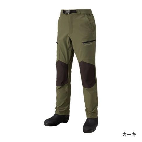 【50％OFF】シマノ PA-045Q カーキ Lサイズ 防風ストレッチパンツ