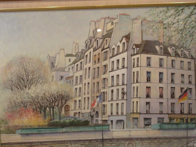 真作 肉筆油彩画【ロルフ・ラフルスキー St.MICHEL PARIS 油彩F15P号