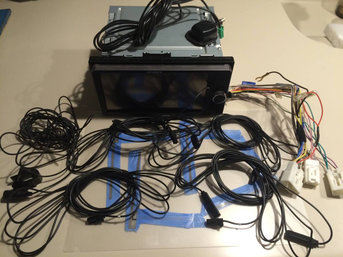 ちゅりお【動作確認済】 AVIC-MRZ099 フルセット ETC付 27724 パイオニア MRZ099W メモリーナビ 作動確認済 フルセグ