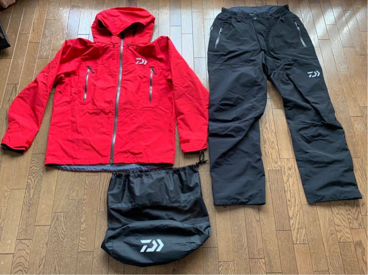 DAIWA GORE-TEX レインウェア DR-1906 M 赤 【公式通販】