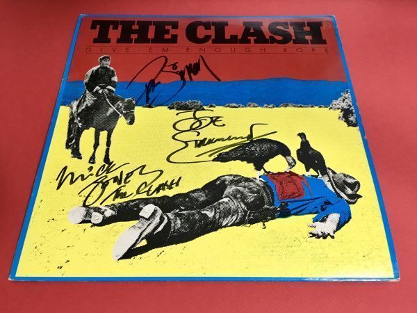 The Clash 直筆サイン入り LP レコード 【送料無料】