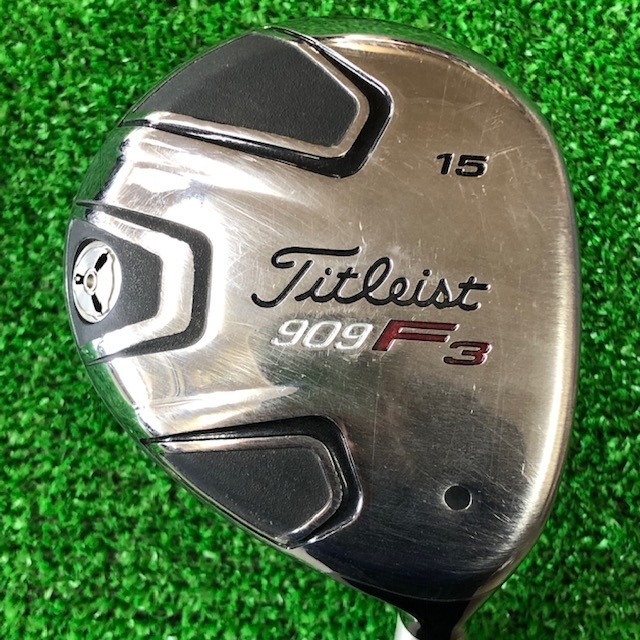 ウェア ヘッドカバー付き！！中古 3W【タイトリスト】909 F3 15度 フレックス