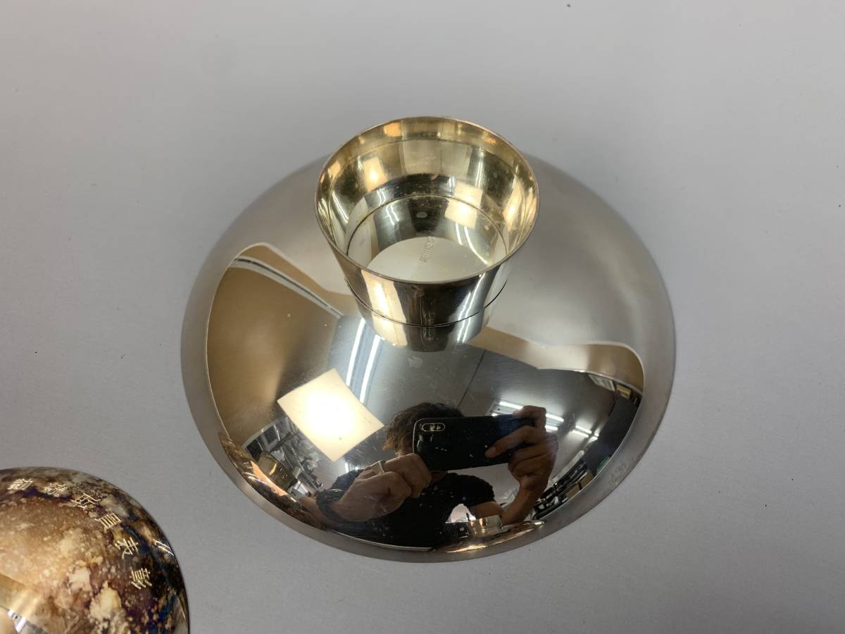 純銀 SILVER 酒器 - 銀盃 純銀製 シルバー 造幣局 274.2g 刻印あり 3点 