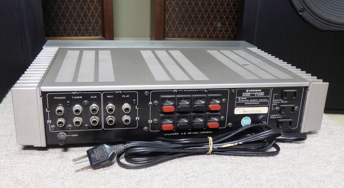 パイオニア PIONEER プリメインアンプ 整備・レストア済 ☆ 準美品 SA