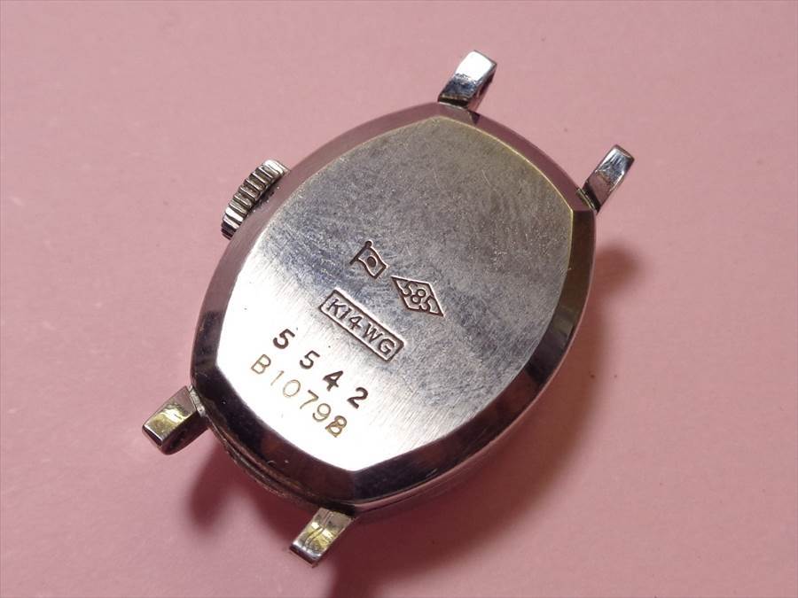 ☆初出し☆K14WG/ホワイトゴールド 希少！RADO レディース腕時計 可動