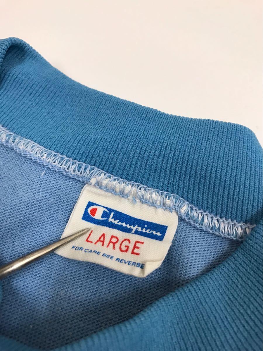 70s ビンテージ チャンピオン Tシャツ フットボール レーヨン素材