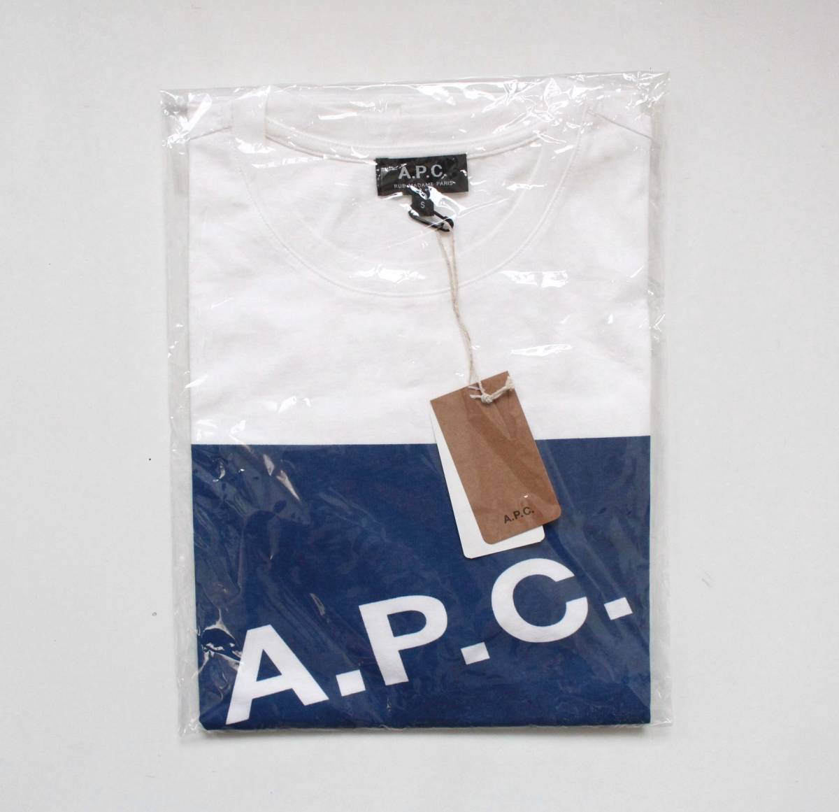アーペーセー A.P.C. ★ 半袖 コットン CRAFT Tシャツ サイズS 品番24183-1-91411 定価9，720(税込) 未使用 ロゴ ★