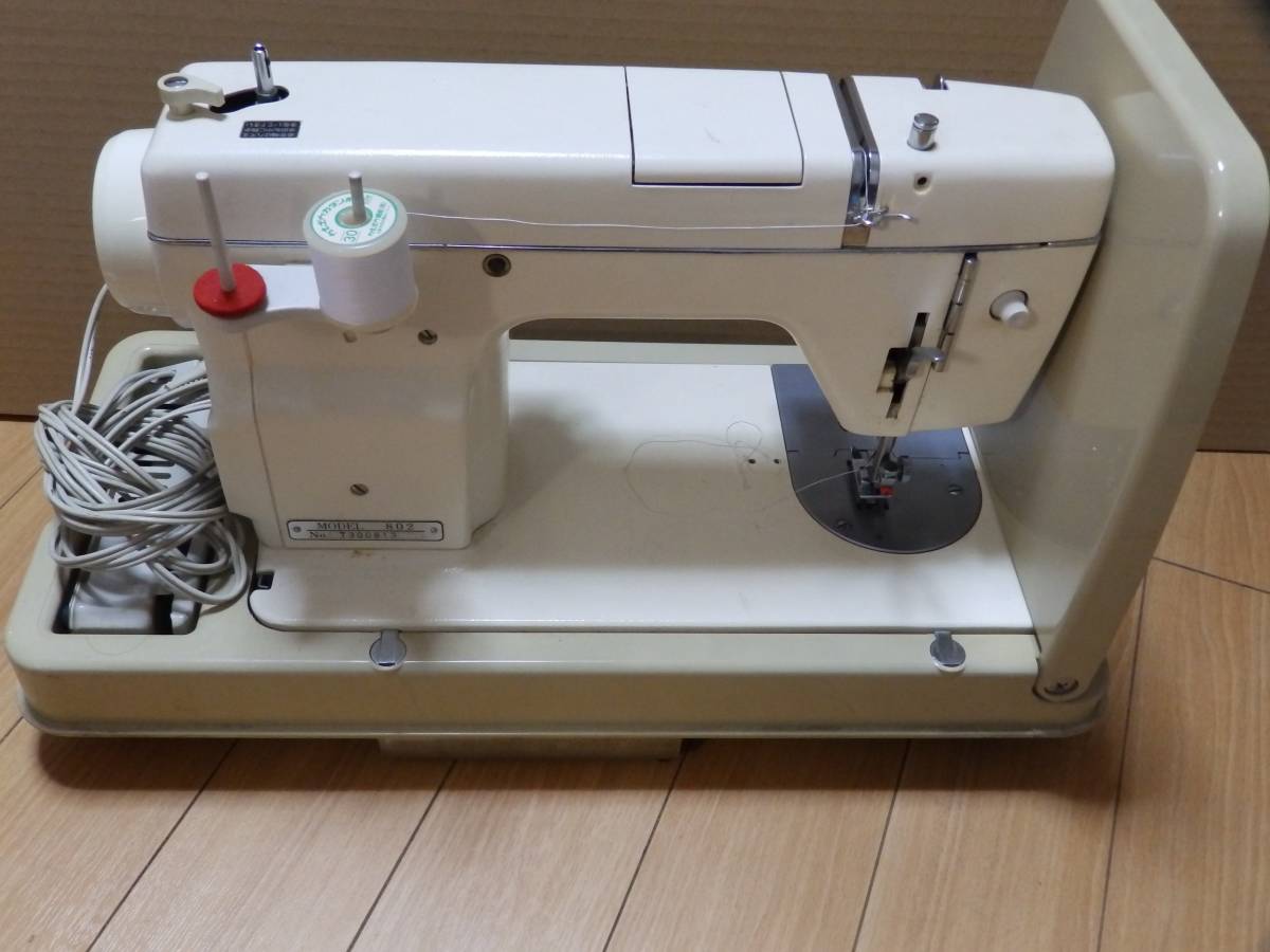 JANOME ミシン MODEL ジャノメ 802型 ☆現状品②簡易動作のみ 0 動作OK