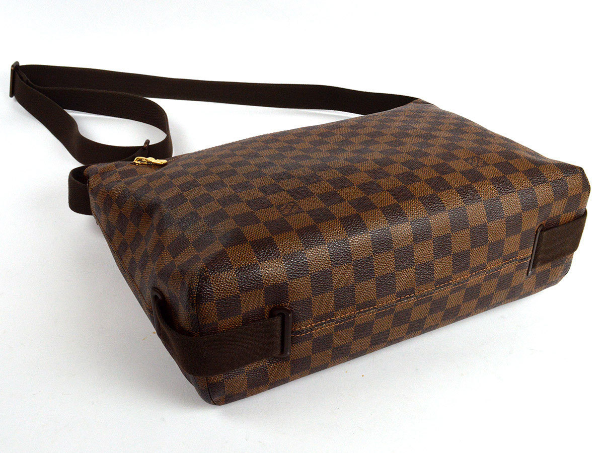 74682□ LOUIS VUITTON ルイ・ヴィトン/ ブルックリン GM/ ショルダーバッグ 斜め掛け/ ダミエ・エベヌ/ メンズ レディース N51212