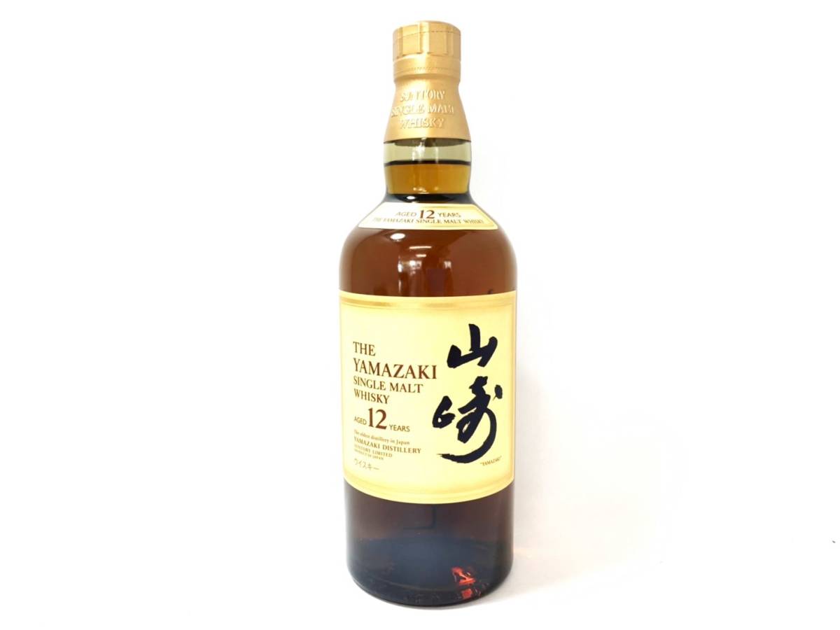 未開栓】SUNTORY/サントリー 山崎 12年 シングルモルト 箱付