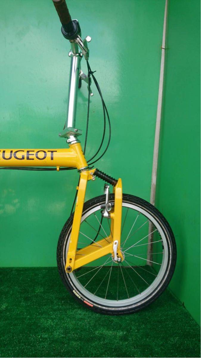 自転車 PEUGEOT COLIBRI 折りたたみ自転車 イエロー プジョー コリブリ
