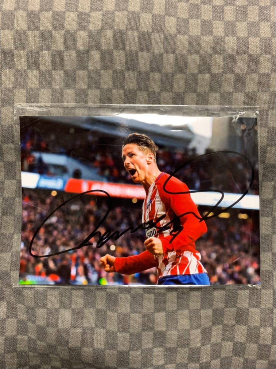 フェルナンド・トーレス 直筆サイン入りフォト Lサイズ サガン鳥栖 元